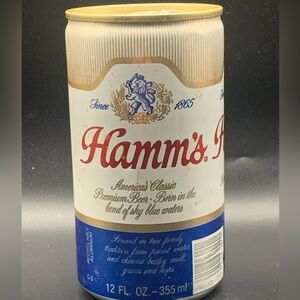 Vintage Beer Can Hamm's Pull Tab Empty Union Made